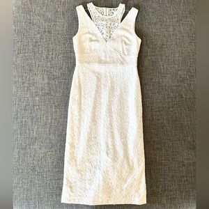 Calvin Kline White Lace Dress